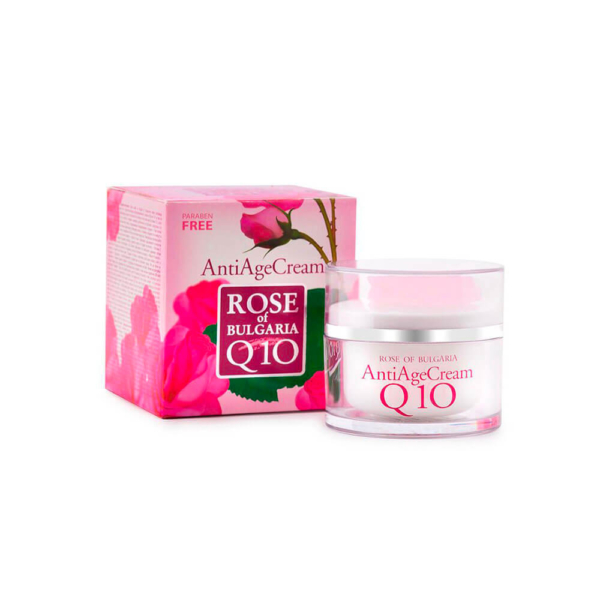 Crema viso anti-età con Q10 “Rose”