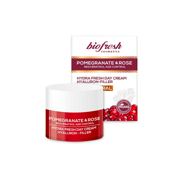 Crema Viso giorno con Acido Ialuronico Melograno e Rosa “Via Natural”